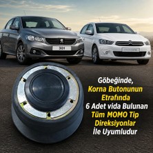 Carlone 301-C Elysee Uyumlu Sabit Spor Direksiyon Göbeği Momo Tip