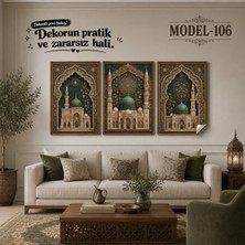 Akıllı Kağıt Statik Tutunma Özellikli Tablo - Poster Dini (Model- 106)