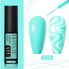 Mey İthalat Lilycute Lily Cute Nail Art Çizim Ojesi (Uv Gel) 53335-11 2102