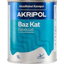 Akzonobel Akripol Bazkat Ford XSC2431L Gümüş Gri Aytozu Grisi Akrilik Sonkat Oto Boyası 1 Lit