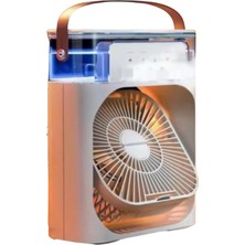 Vantilatör Mini Fan 5 Spreyli Su Püskürtmeli 600 ml Buhar Makinesi Soğutucu Özellikli