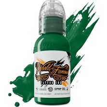 World Famous Tattoo Ink World Famous Ink Oleg Deep Green Koyu Yeşil Dövme Boyası 1oz - 30ML