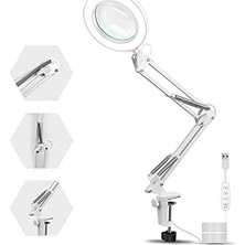 Valkyrie Katlanabilir Ayarlanabilir LED Işıklı Masaüstü Büyüteç