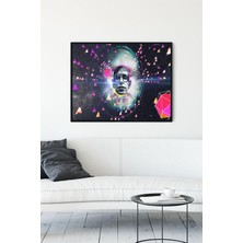 Mey İthalat Postermanya (PSTER12667) Stephen Hawking Motivasyon Çerçeveli Tablo 2 (50X70CM)