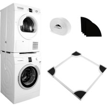 Çamaşır Makinesi Kurutma Makinesi Istifleme Birleştirme Kiti Candy Hoover Ayarlanabilir