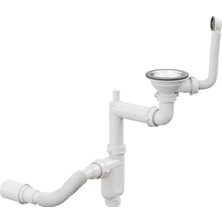 Aqua Bagno Comfort Yer Kazandıran Mutfak Eviye Sifonu – Kolay Temizlenir, Ayarlanabilir Koku Önl