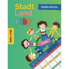 Mey İthalat Independently Published Stadt Land Kids: Edition Für Kinder Ab 10 Jahren - Quiz Spiel Geschenk Für Mädchen Oder Junge: Stadt Land Fluss Kinder Variante Mit 35 Blatt Din-A4 (Seiten Zum Ausschneiden)