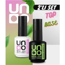 Fontenay Uno Top Coat Super Shine 15ML - Uno Rubber Base Coat 15M Beyaz