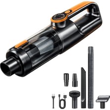 22000 Pa Kablosuz El Süpürgesi Dc Motor LED Işıklı USB Şarjlı Çekme & Üfleme Araç, Ev ve O