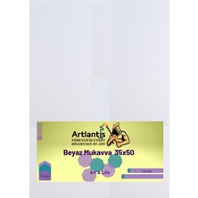 Artlantis Beyaz Renkli Mukavva 35X50 5 Adet Renkli Mukavva 5 Adet