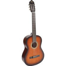 Valencıa VC204CSB Klasik Gitar, Scale 4/4, Sunburst Mat, Kapak Sıtka