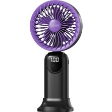 Robeve Auhma AUFN19 5 Kademeli Güçlü El Fanı Mini Fan – Şarjlı Taşınabilir Mini Vantilatö