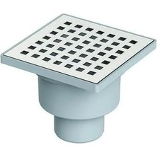 Zethome Line 10X10 Ø50 Yer Sifonu Yandan Çıkışlı Süzgeç