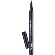 Flormar Ultra Ince Uçlu Eyeliner (Siyah) - Ultra Thin Eyeliner - 001 Black - 8690604478491