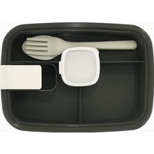 Lunchbox Yemek Kabı Sızdırmaz Taşınabilir ve Sağlıklı Saklama Kutusu Çatal Kaşık Bölmeli