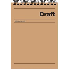 Keskin Color A5 Kareli Bloknot Draft - Kahverengi