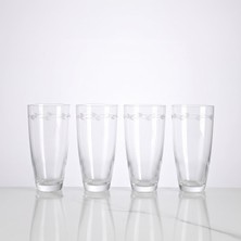 Qua Home Rythym 4lü Kristal Meşrubat Bardağı 350 cc
