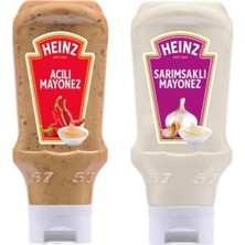 Heinz Acılı Mayonez 405G ve Sarımsaklı Mayonez 400G 2li Set