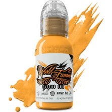 World Famous Tattoo Ink World Famous Ink Ted Bundy Golden Bug Altın Sarısı Dövme Boyası 1oz - 30ML