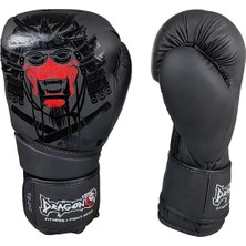 Dragon Yakuza Muay Thai, Kick Boks ve Boks Eldiveni Siyah (10 Oz)