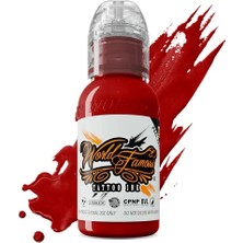 World Famous Tattoo Ink World Famous Ink Daruma Kırmızı Dövme Boyası 1oz - 30ML
