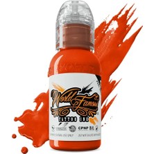 World Famous Tattoo Ink World Famous Ink Jay Freestyle Orange Turuncu Dövme Boyası 1oz - 30ML