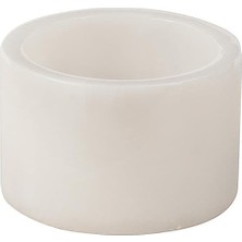Nero Mermer Baharatlık 6X10 cm Mermer Tuzluk Biberlik Dekoratif Baharatlık Beyaz