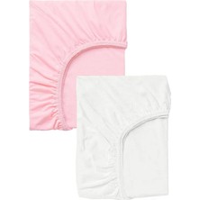 Cotenconcept 2 Adet 50 x 90 x 10 cm Anne Yanı Lastikli Penye Kumaş Bebek Çarşafı