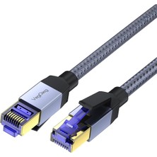 Veggieg Cat8 40GBPS Gigabit Ftp 2000MHZ RJ45 Ethernet Ağ Kablosu 1.5 Metre