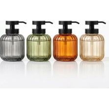 Deconox 1 Adet 500 ml Cam Sıvı Sabunluk - Şık Tasarım - 4 Farklı Renk Seçeneği (Asorti Gönd