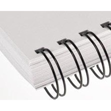 Office Force 5/16'' Siyah 3:1'' (Inç) A4 34 Loop Kutu Tel Spiral 100'LÜ
