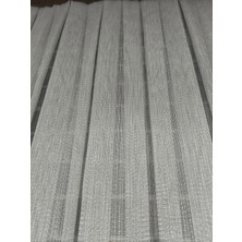 Stor Zebra 1. Kalite 1x2 (Seyrek) Pileli Dikey Çizgili Ekru Renk Ütü Istemez Kırışma Yapmaz Pratik Kullanımlı Tül Perde