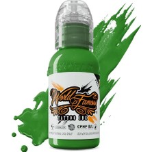 World Famous Tattoo Ink World Famous Ink Sarah Miller Loki Green Yeşil Dövme Boyası 1oz - 30ML