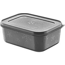 No Frost Silikon Yumuşak Kapalı Saklama Kabı Dondurucu ve Buzluk Saklama Kabı 675ML, Kapaklı No