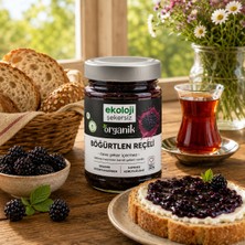 Ekoloji Market Organik Glutensiz Şekersiz Böğürtlen Reçeli 380 Gr.