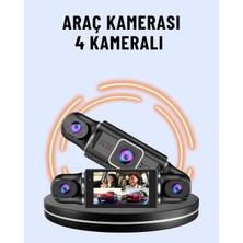 Ozka Concept 170° Geniş Açı 4 Kameralı Araç Kamerası Hareket Algılamalı
