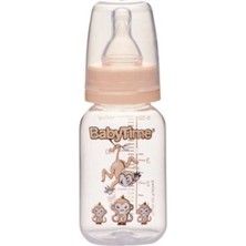 Babytime Kiraz Uçlu Pp Klasik Biberon 150 ml 1 Numara 0-6 Ay BT066 Krem