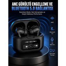 Zenviaa Yeni Nesil Pro Ekranlı Bluetooth Kulaklık 5.0 Bluetooth ZNV20245