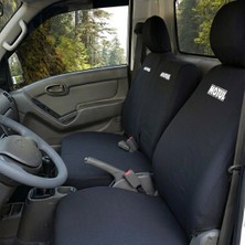 Antwax Hyundai H100 Siyah Penye Oto Koltuk Kılıfı - Motul Baskılı