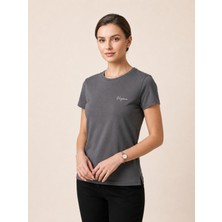 Vigoss Jeans Vigoss Baskılı Kadın T-Shırt 13193-03370