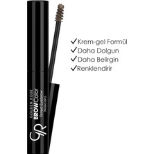 Brow Color Tinted Eyebrow Mascara No: 02 Light Brown - Fiber Içerikli Kaş Maskarası