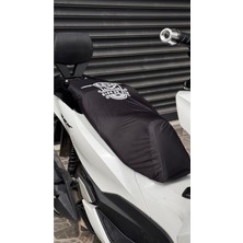 Motobros Honda Pcx Sele ile Uyumlu Kılıfı Sele Örtüsü Paraşüt Kumaşı Baskılı Su Geçirme