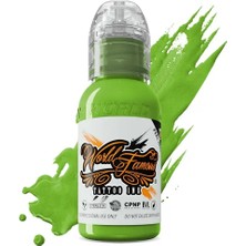World Famous Tattoo Ink World Famous Ink Master Mike Money Frog Green Yeşil Dövme Boyası 1oz - 30ML