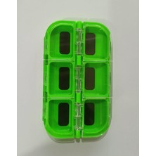 Albastar Manyetik Aksesuar Kutusu Balıkçılık İçin 6,11 cm x 6,7 cm x 1,2 cm Boyutunda Taşınabilir