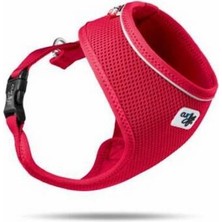 Bezos Basic Air-Mesh Köpek Göğüs Tasması Red Xs