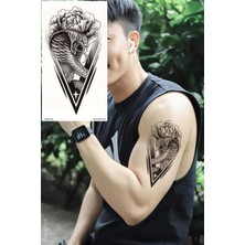Mey İthalat Bearpear Yılan Dövmesi, Kobra Dövmesi, Cobra Tattoo, Geçici Vücut Dövmesi, Üniseks Dövme