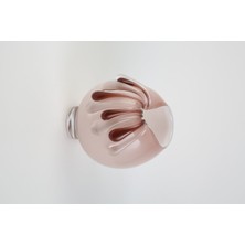 Vitale Pembe Cam Akıtma Vazo 21*21.5*22.5 cm AK.LC0002