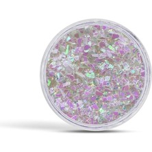 Mey İthalat Jel Formlu Parlak Glitter - White Space, GLITTERTIVA06