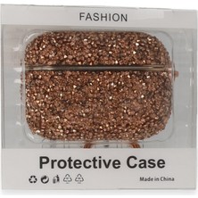 Bezos Airpods Pro (1.nesil) Mira Taşlı Kılıf - Rose Gold
