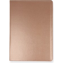 Bezos Galaxy T290 Tab A 8 Kılıf 360 Tablet Deri Kılıf - Rose Gold
